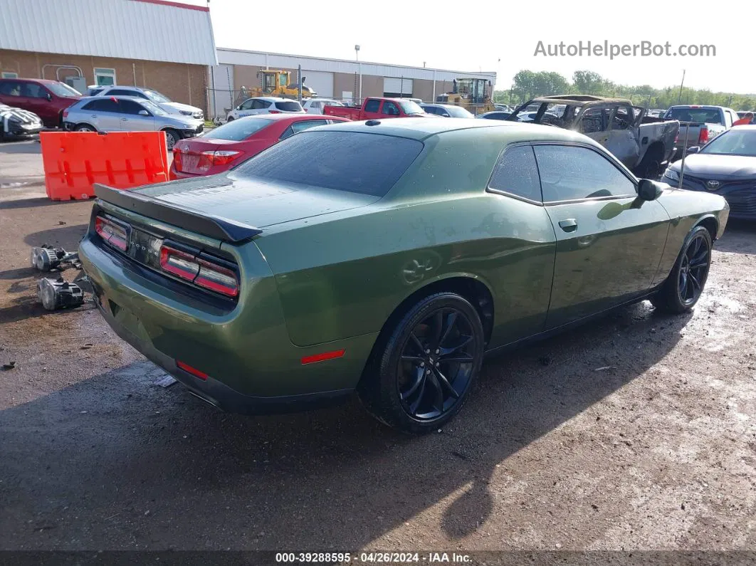 2018 Dodge Challenger Sxt Green vin: 2C3CDZAG4JH204626