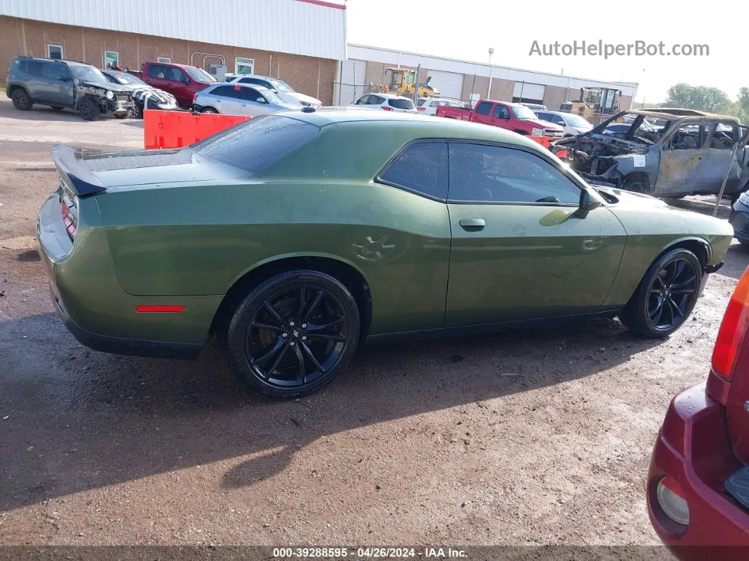 2018 Dodge Challenger Sxt Green vin: 2C3CDZAG4JH204626