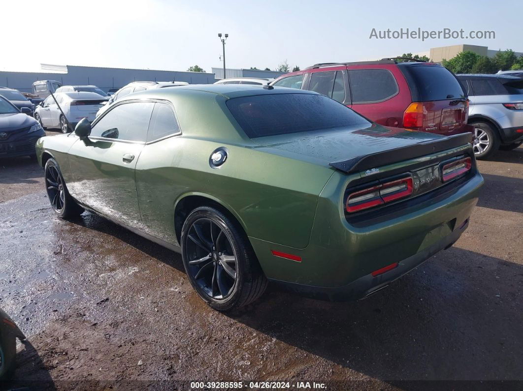 2018 Dodge Challenger Sxt Green vin: 2C3CDZAG4JH204626