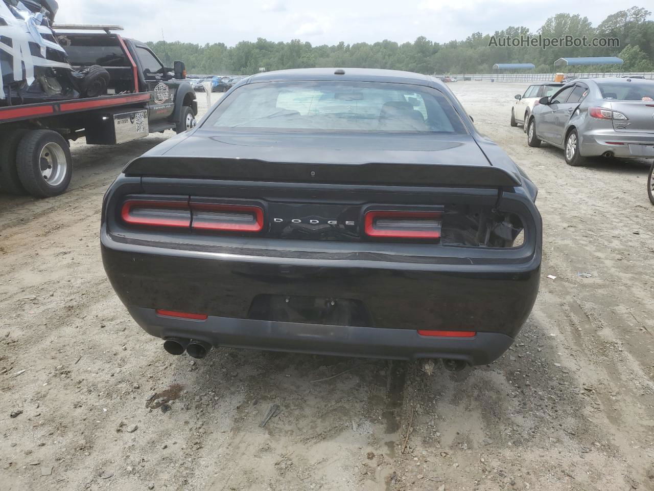 2018 Dodge Challenger Sxt Black vin: 2C3CDZAG4JH237500