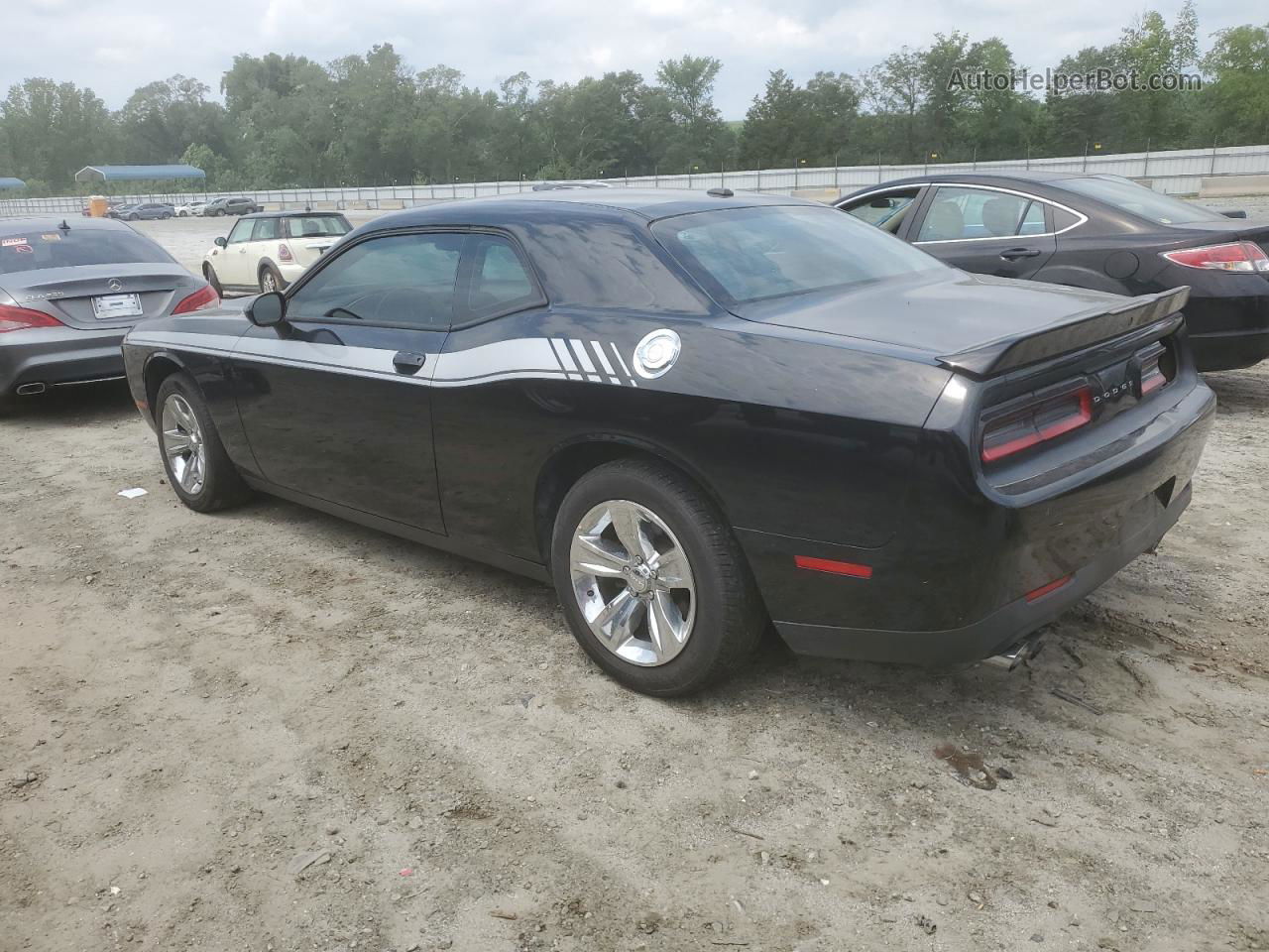 2018 Dodge Challenger Sxt Black vin: 2C3CDZAG4JH237500