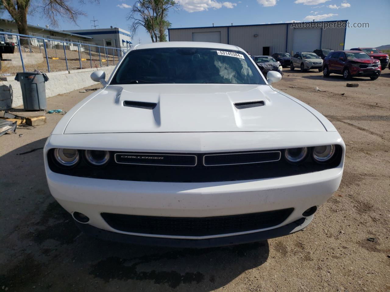 2018 Dodge Challenger Sxt Белый vin: 2C3CDZAG4JH246293