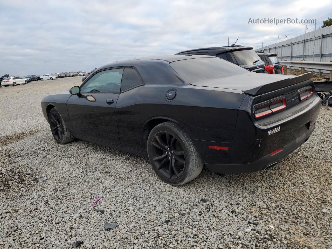 2018 Dodge Challenger Sxt Black vin: 2C3CDZAG4JH305259