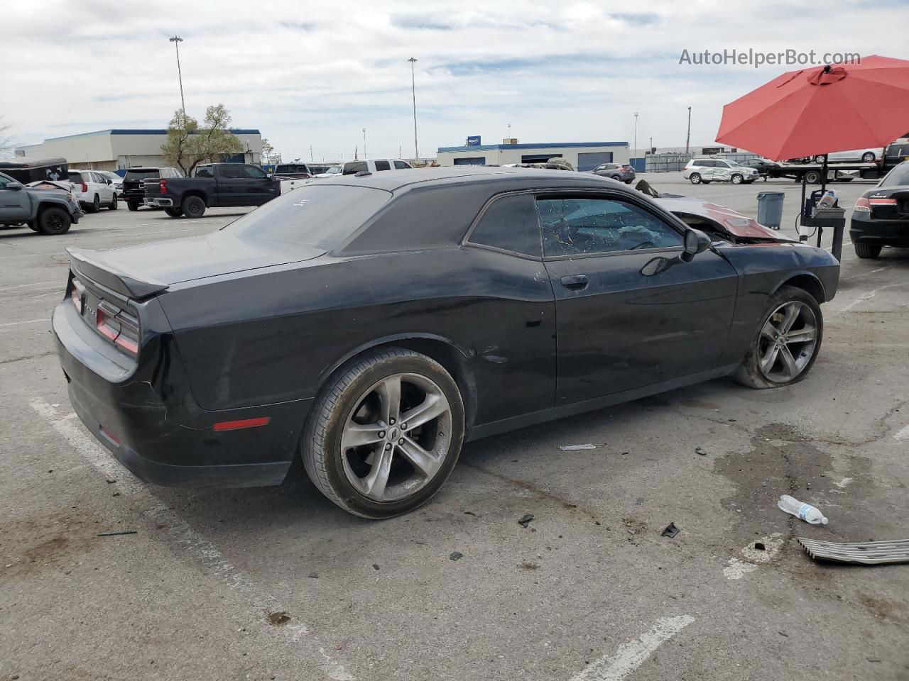 2018 Dodge Challenger Sxt Black vin: 2C3CDZAG4JH327682