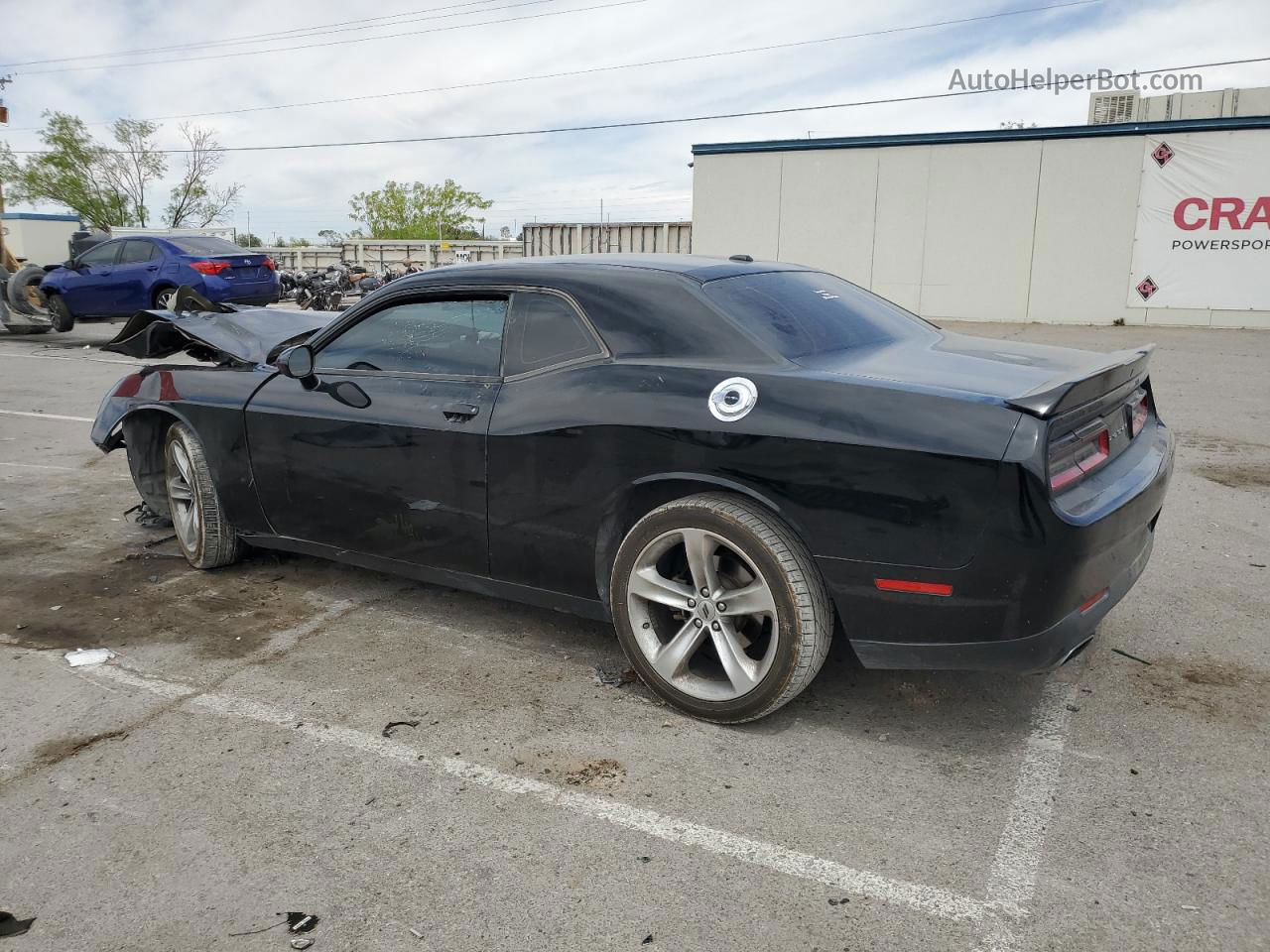 2018 Dodge Challenger Sxt Black vin: 2C3CDZAG4JH327682