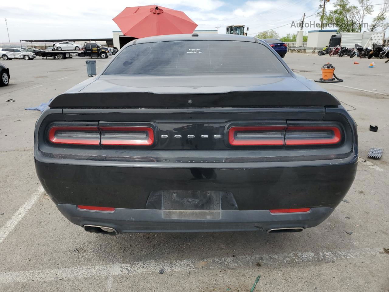 2018 Dodge Challenger Sxt Black vin: 2C3CDZAG4JH327682