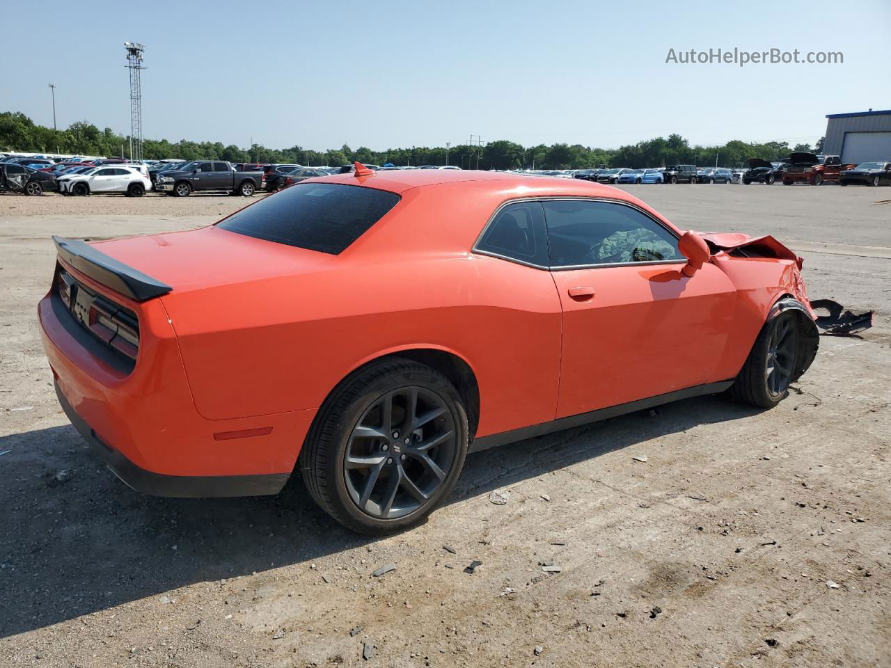 2022 Dodge Challenger Sxt Оранжевый vin: 2C3CDZAG4NH188451