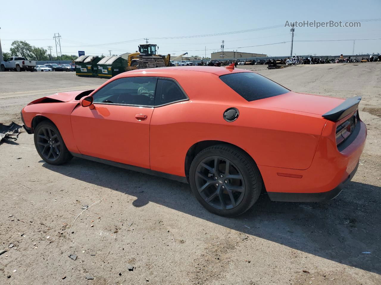 2022 Dodge Challenger Sxt Оранжевый vin: 2C3CDZAG4NH188451