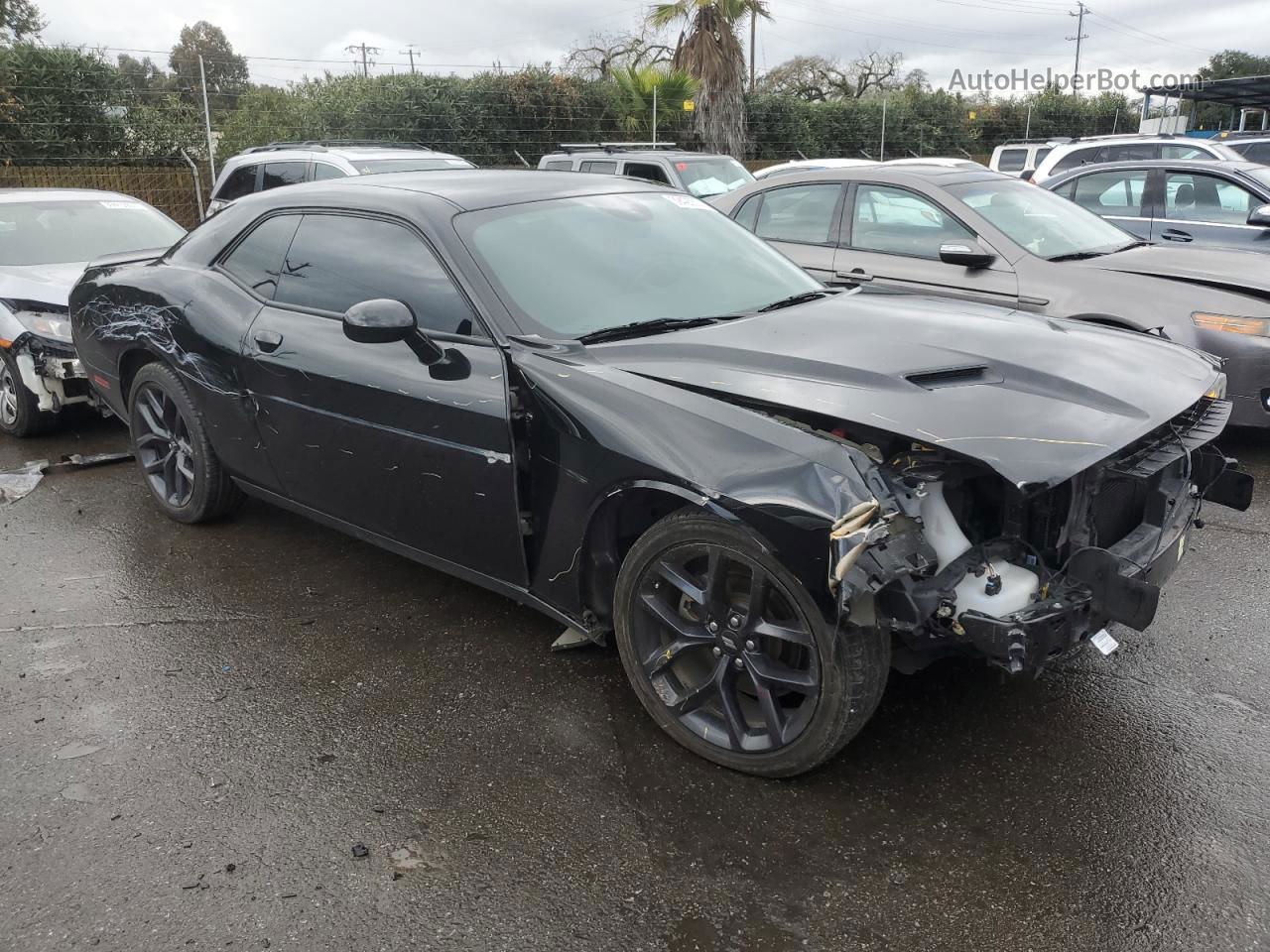 2022 Dodge Challenger Sxt Black vin: 2C3CDZAG4NH188465