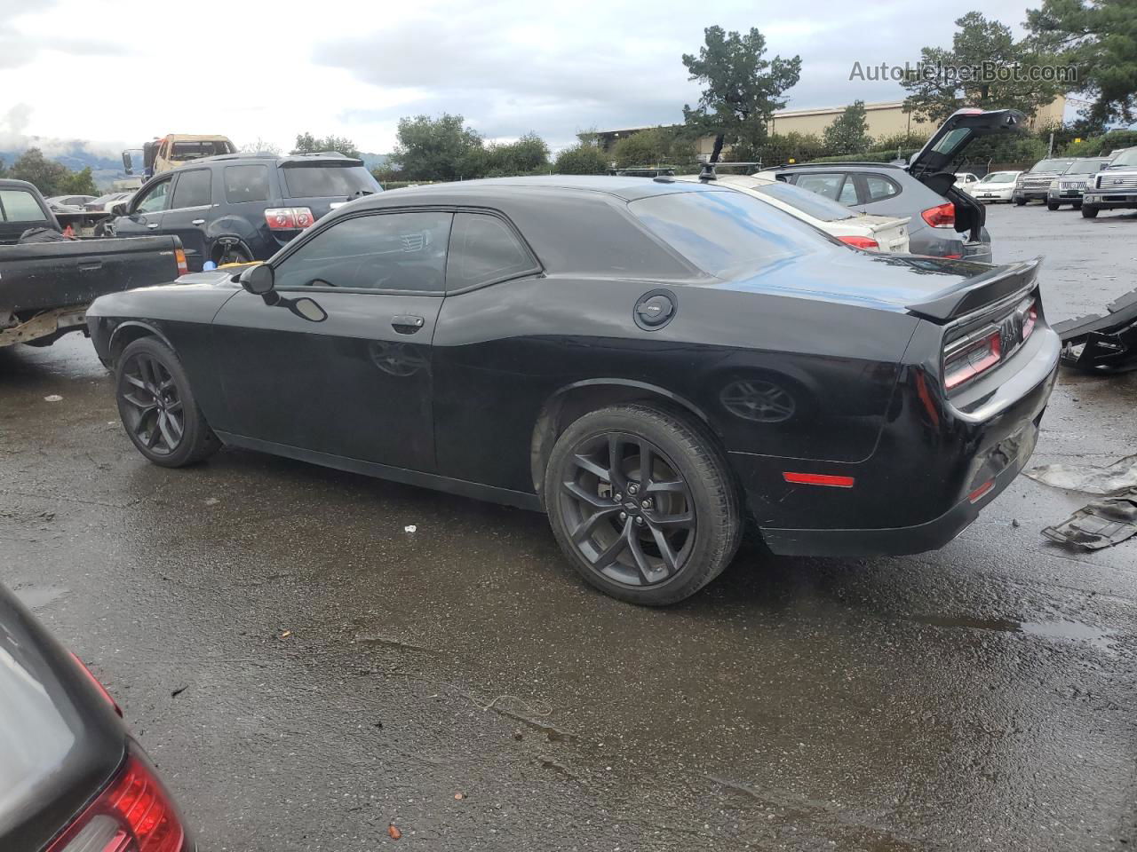 2022 Dodge Challenger Sxt Black vin: 2C3CDZAG4NH188465