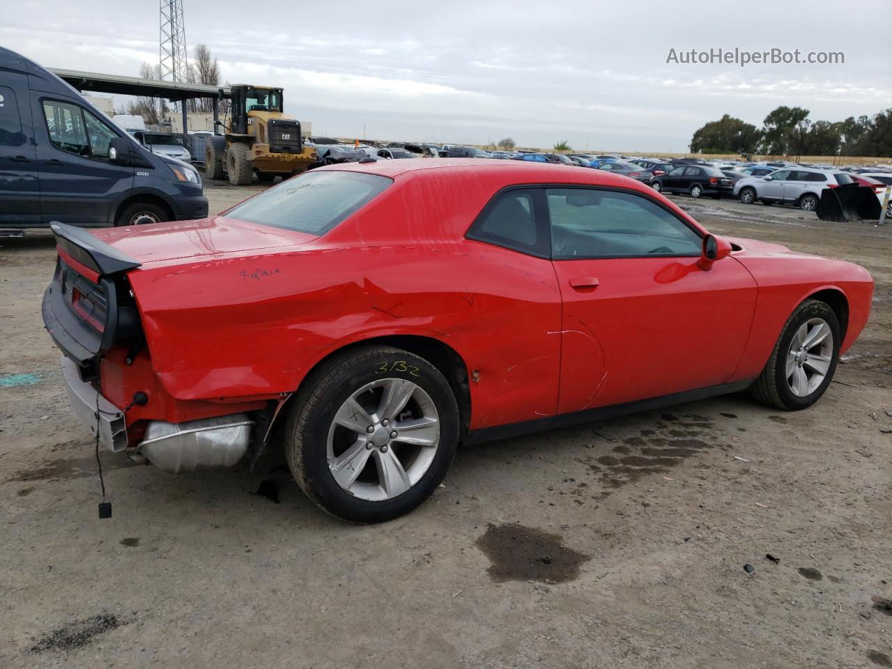 2023 Dodge Challenger Sxt Red vin: 2C3CDZAG4PH573690