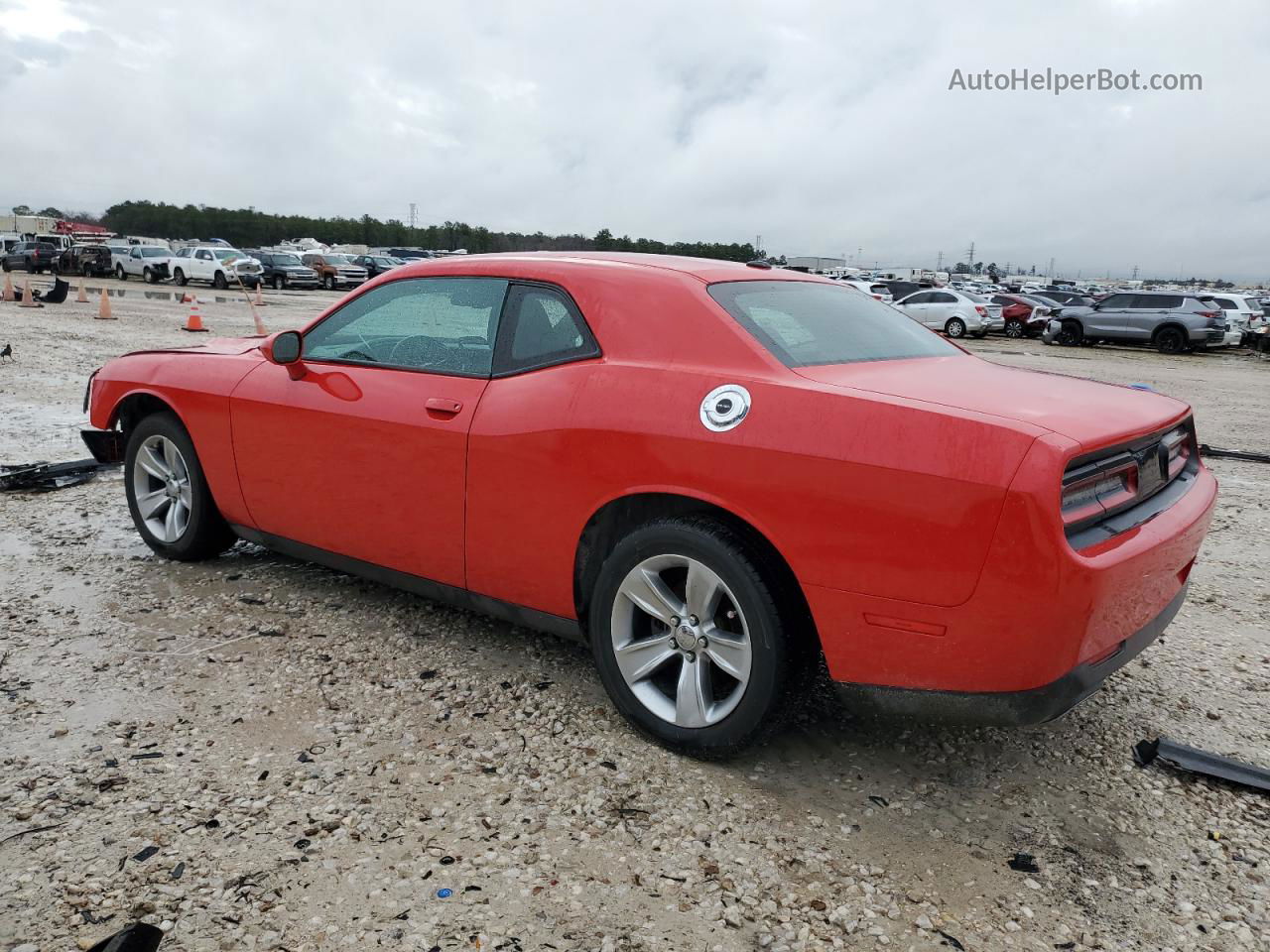 2016 Dodge Challenger Sxt Red vin: 2C3CDZAG5GH113566