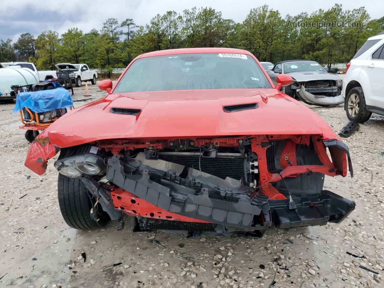 2016 Dodge Challenger Sxt Red vin: 2C3CDZAG5GH113566