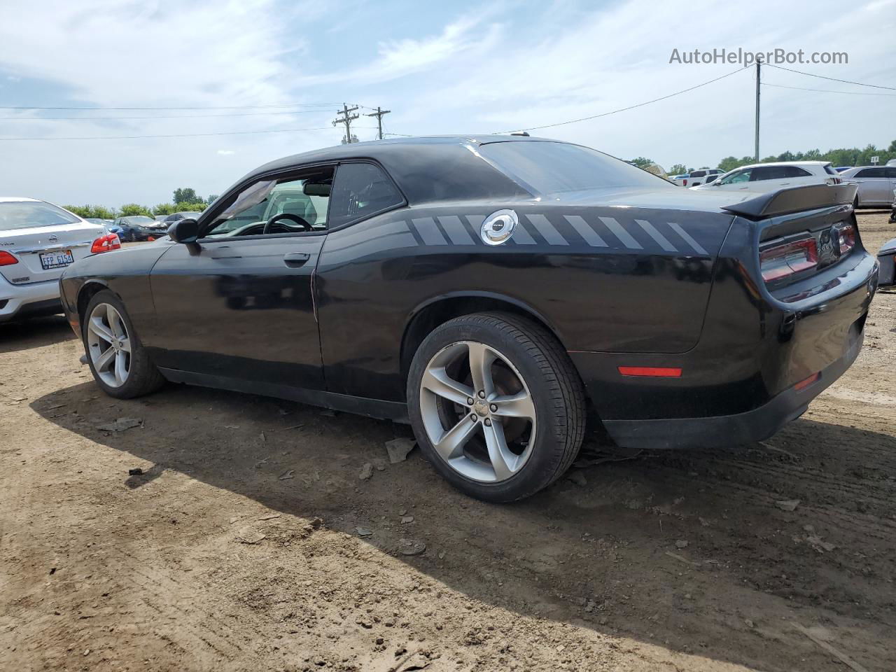 2016 Dodge Challenger Sxt Black vin: 2C3CDZAG5GH184931