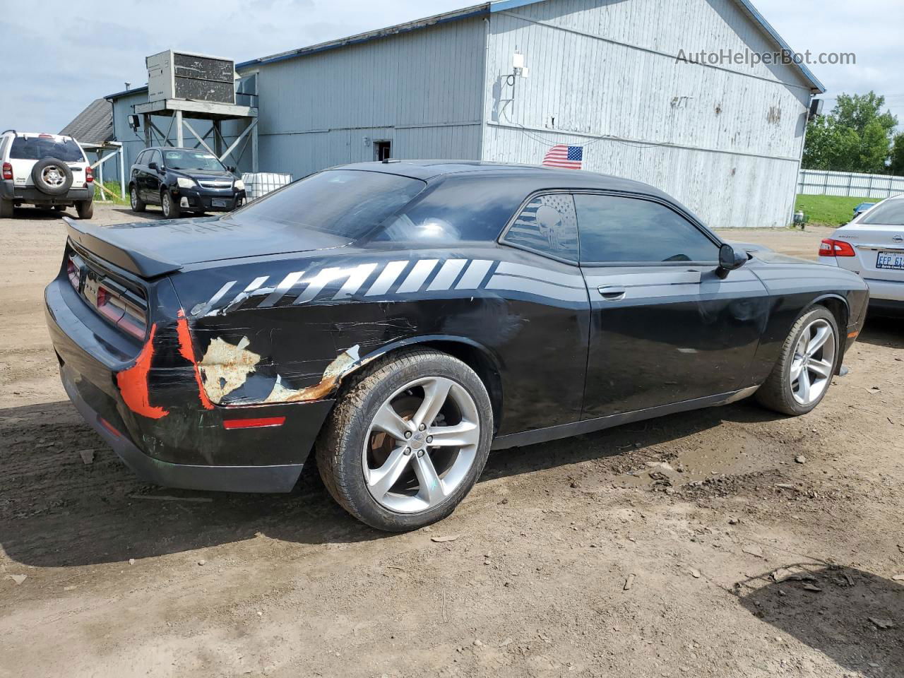 2016 Dodge Challenger Sxt Black vin: 2C3CDZAG5GH184931