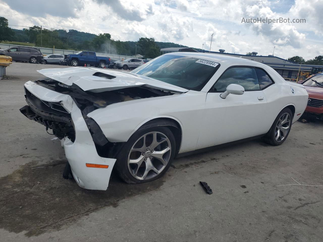 2016 Dodge Challenger Sxt White vin: 2C3CDZAG5GH209391