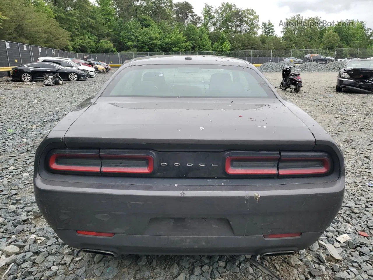 2016 Dodge Challenger Sxt Gray vin: 2C3CDZAG5GH217586