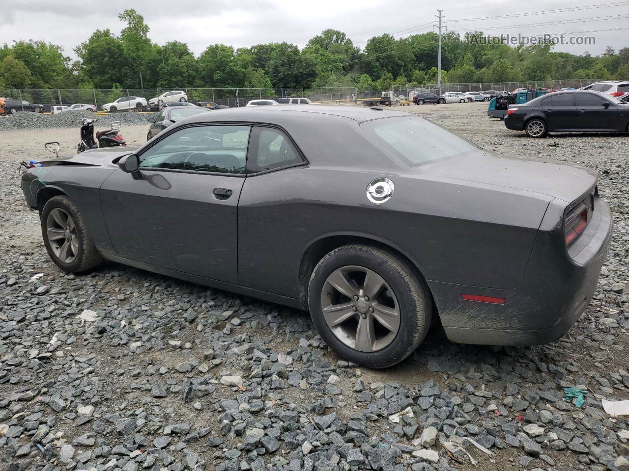 2016 Dodge Challenger Sxt Gray vin: 2C3CDZAG5GH217586