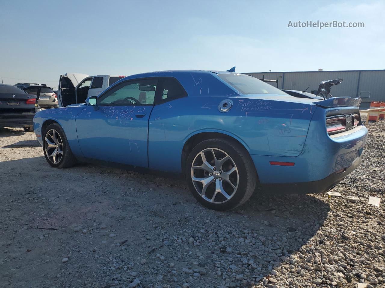 2016 Dodge Challenger Sxt Blue vin: 2C3CDZAG5GH234615