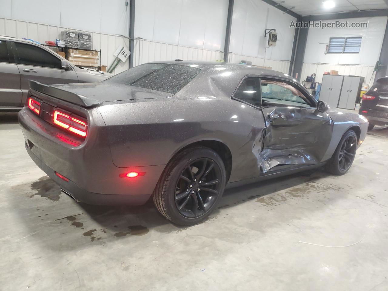 2016 Dodge Challenger Sxt Gray vin: 2C3CDZAG5GH236445