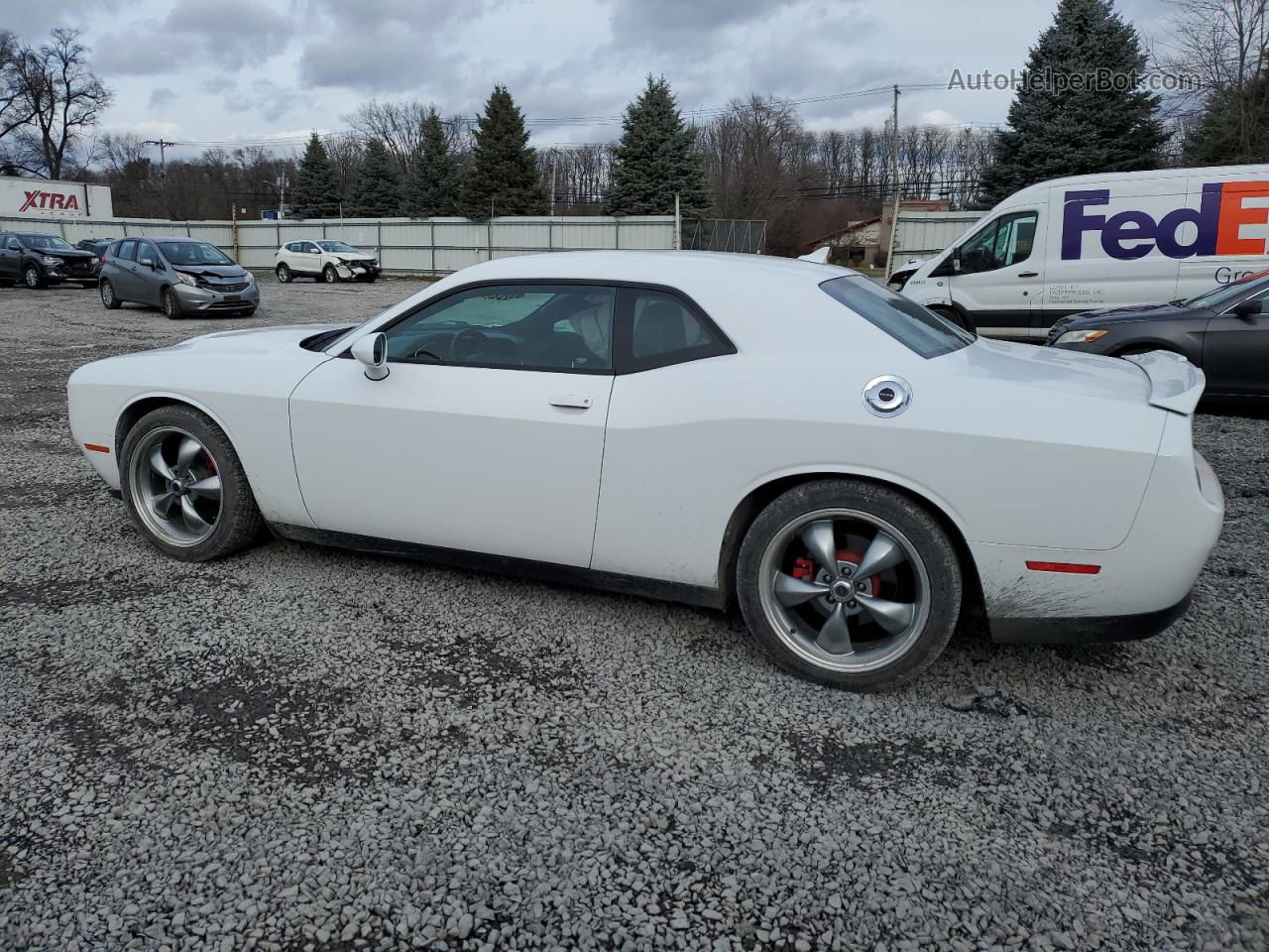 2016 Dodge Challenger Sxt White vin: 2C3CDZAG5GH245209