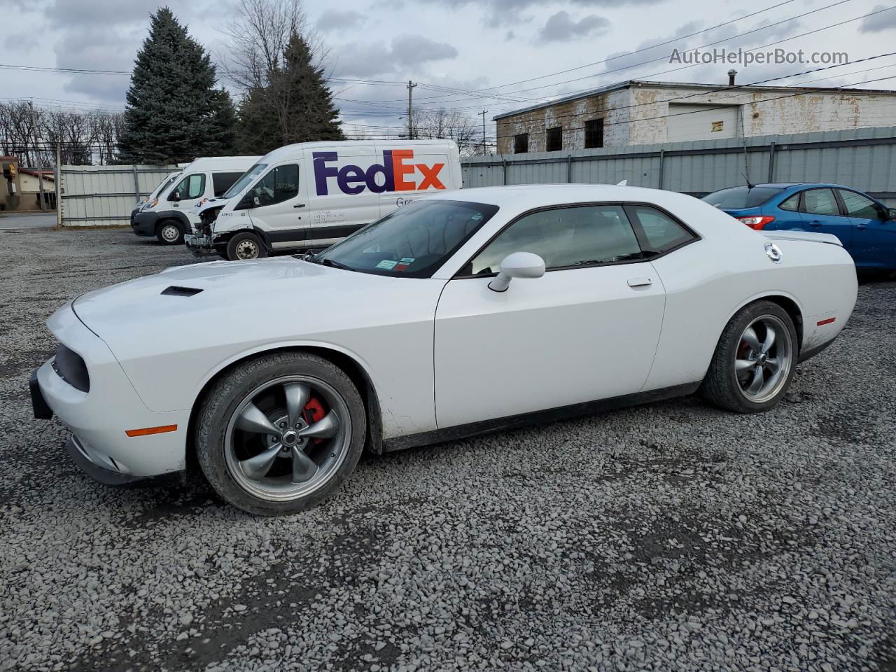 2016 Dodge Challenger Sxt White vin: 2C3CDZAG5GH245209