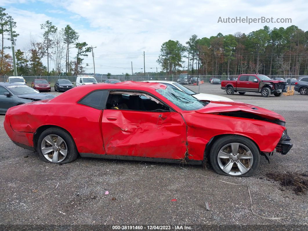 2016 Dodge Challenger Sxt Red vin: 2C3CDZAG5GH274984