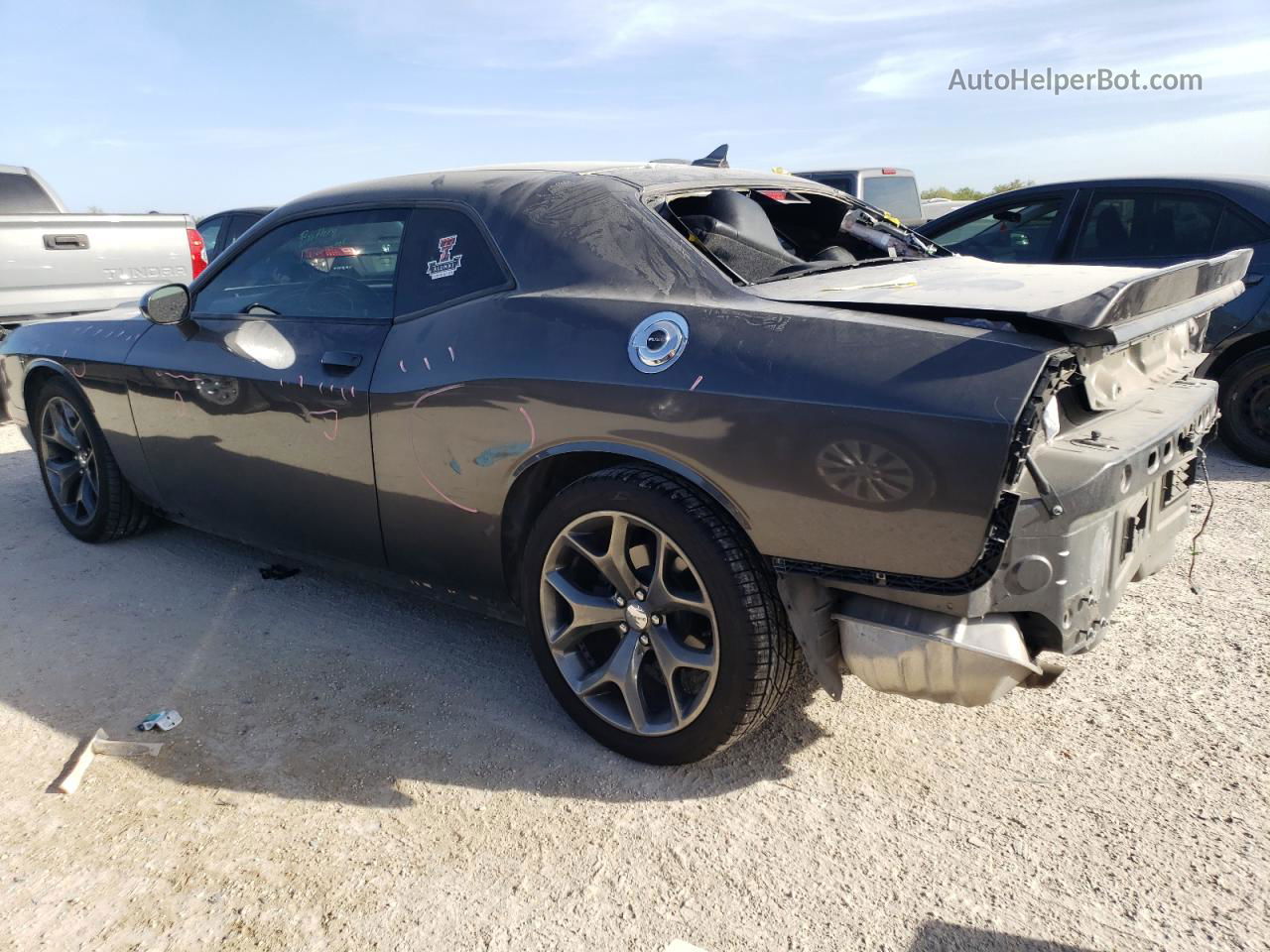 2016 Dodge Challenger Sxt Gray vin: 2C3CDZAG5GH306817