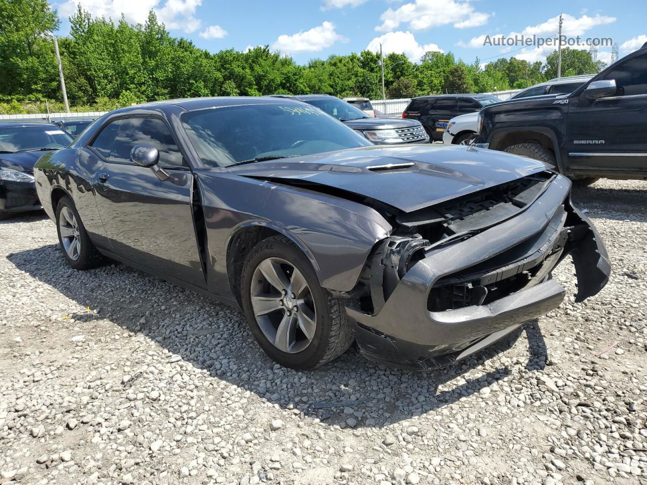 2016 Dodge Challenger Sxt Charcoal vin: 2C3CDZAG5GH336867