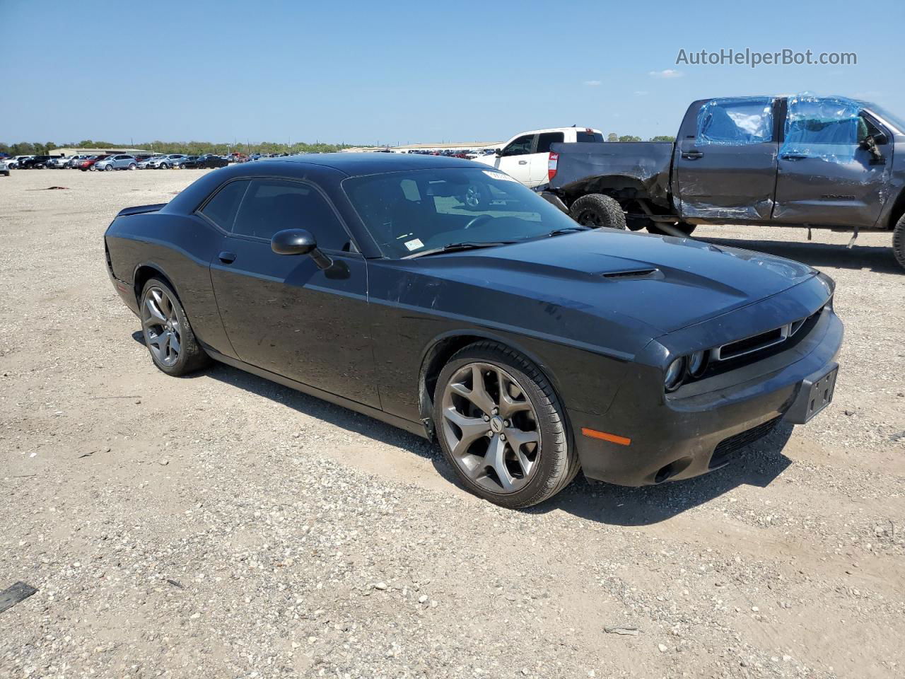 2017 Dodge Challenger Sxt Черный vin: 2C3CDZAG5HH502614