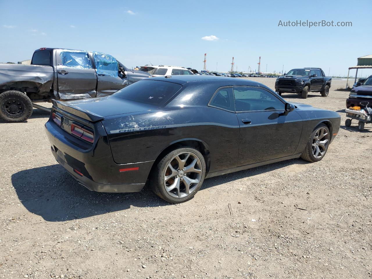 2017 Dodge Challenger Sxt Black vin: 2C3CDZAG5HH502614