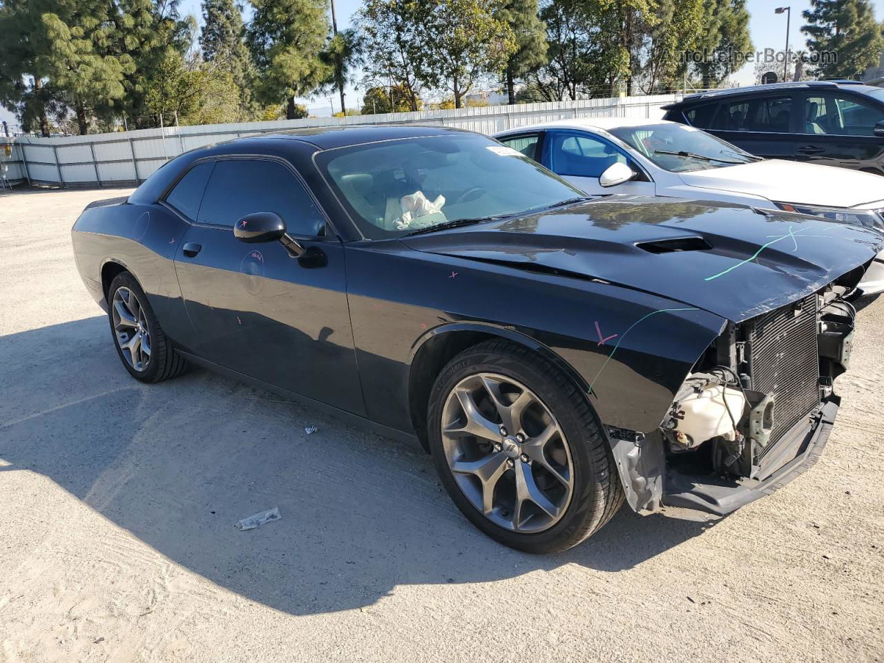 2017 Dodge Challenger Sxt Черный vin: 2C3CDZAG5HH516920