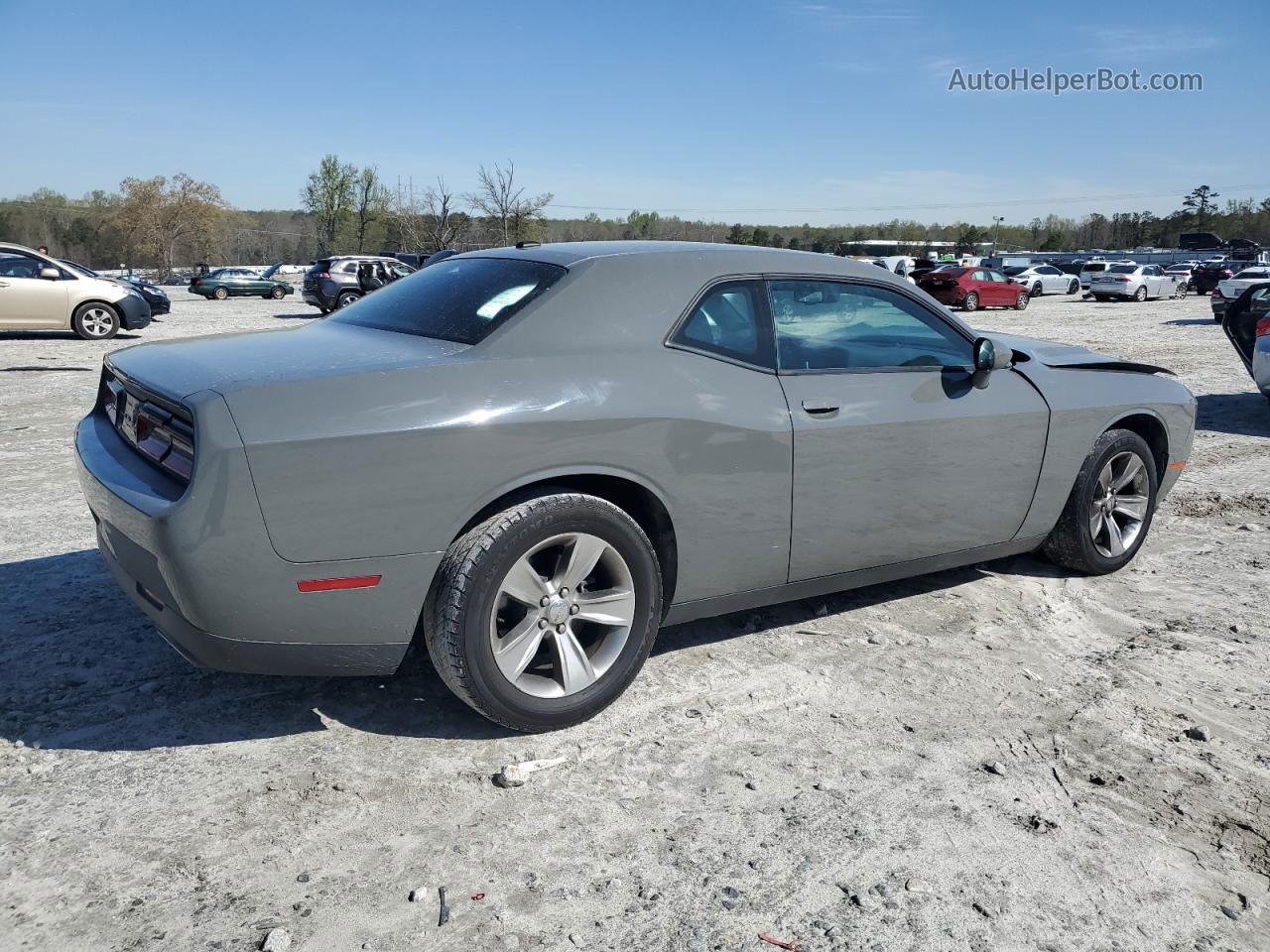 2017 Dodge Challenger Sxt Gray vin: 2C3CDZAG5HH589009