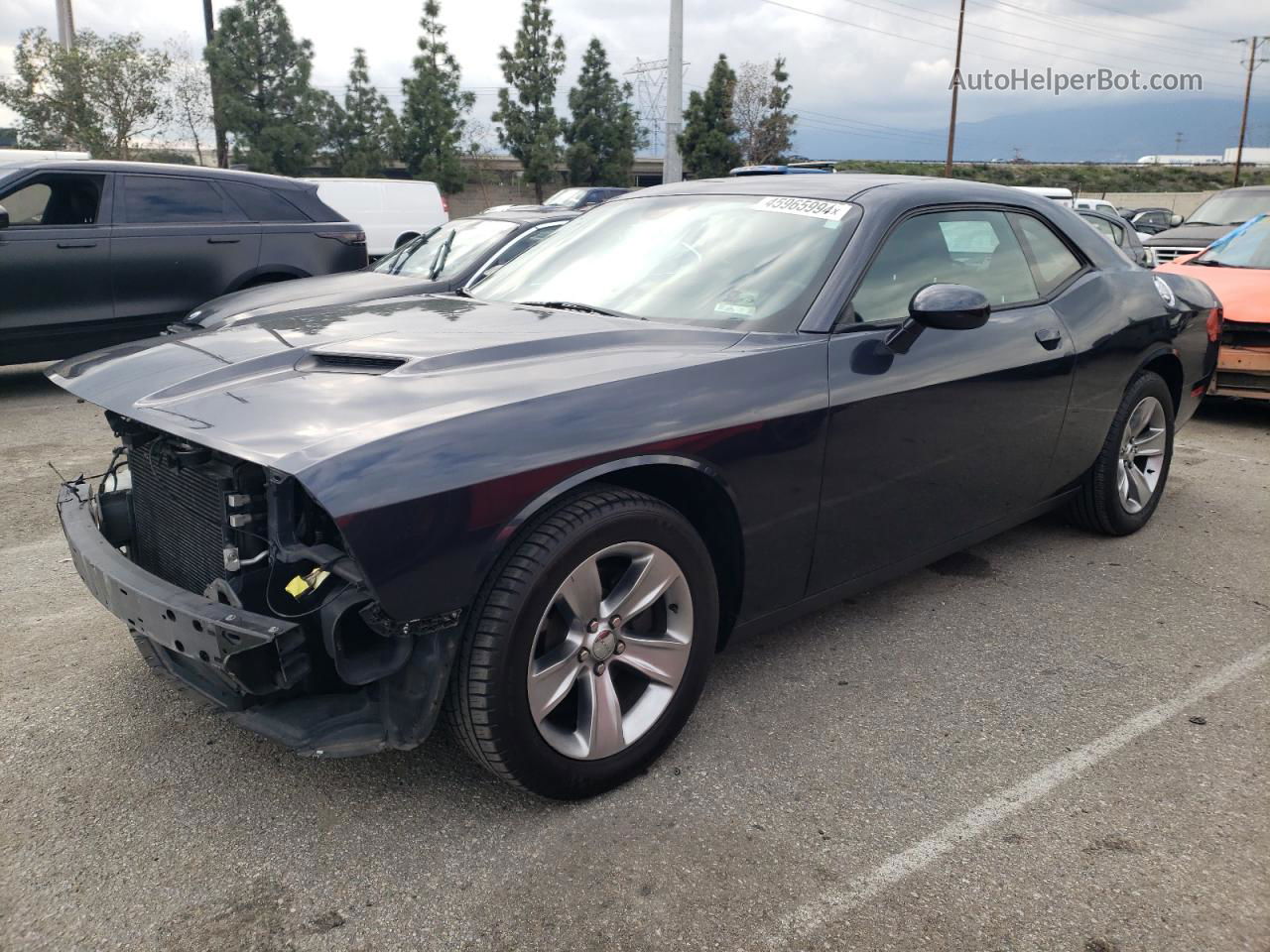 2017 Dodge Challenger Sxt Черный vin: 2C3CDZAG5HH629220