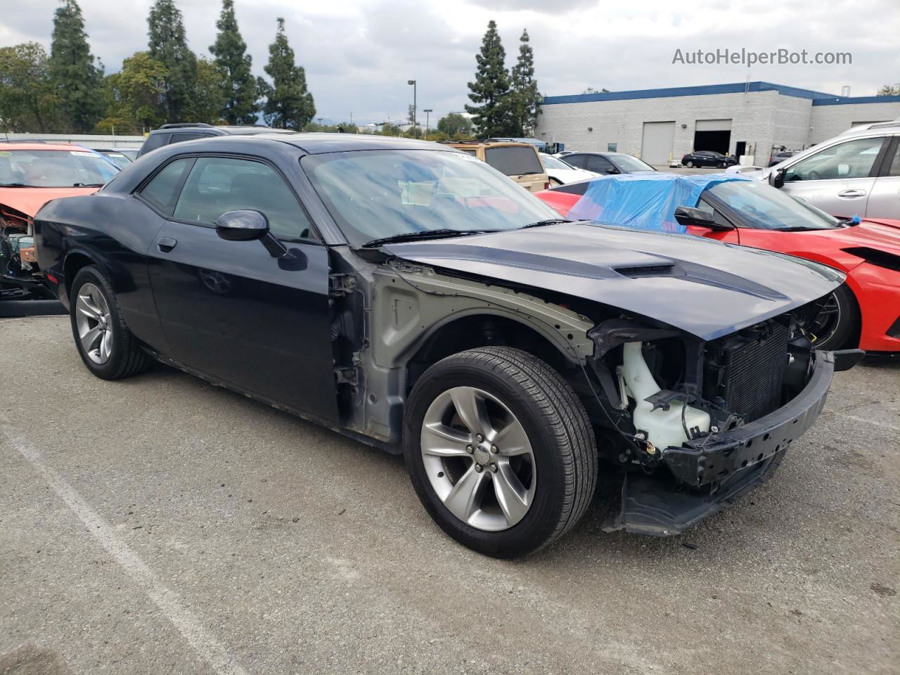 2017 Dodge Challenger Sxt Black vin: 2C3CDZAG5HH629220