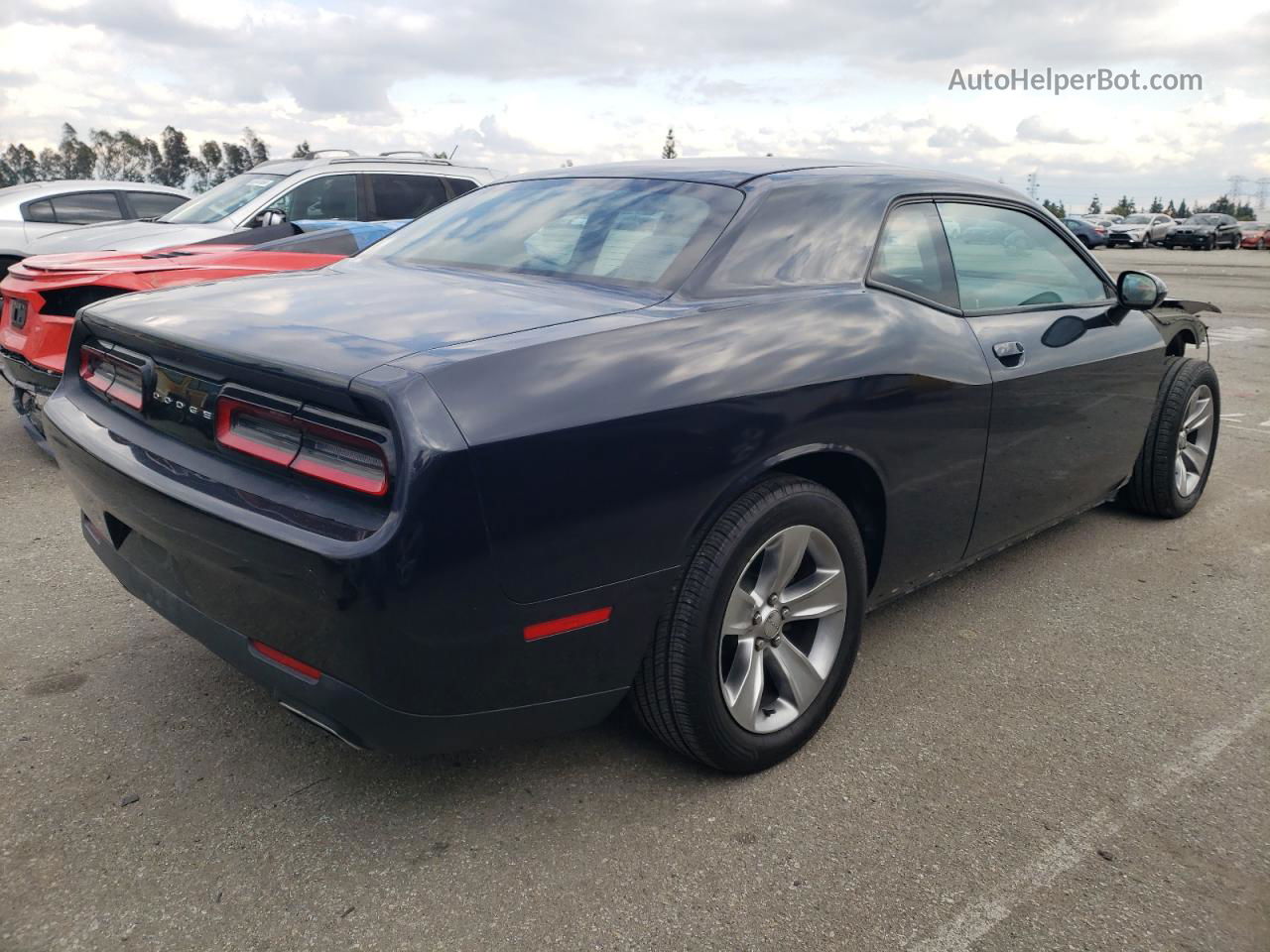 2017 Dodge Challenger Sxt Черный vin: 2C3CDZAG5HH629220