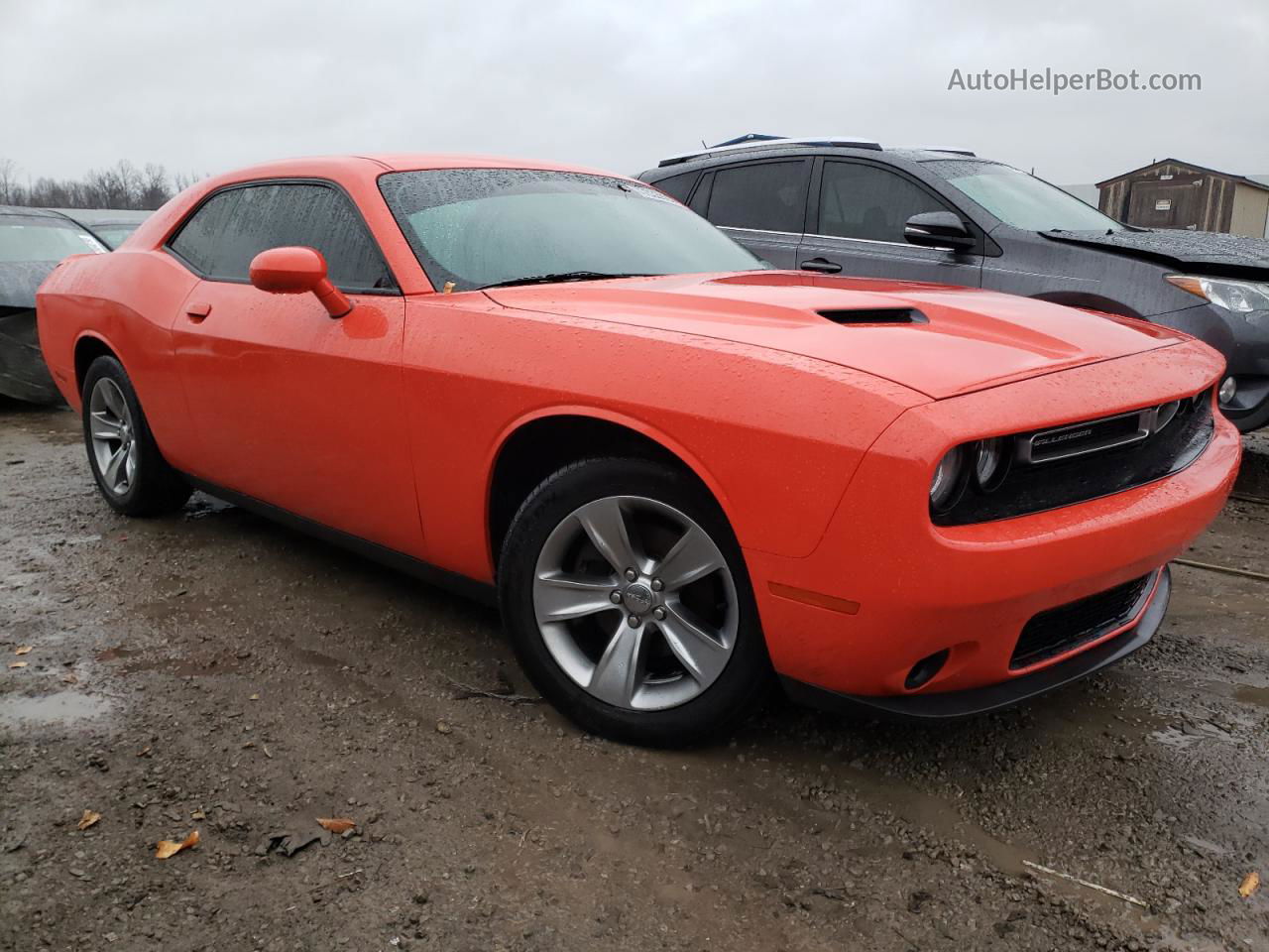 2018 Dodge Challenger Sxt Orange vin: 2C3CDZAG5JH111713