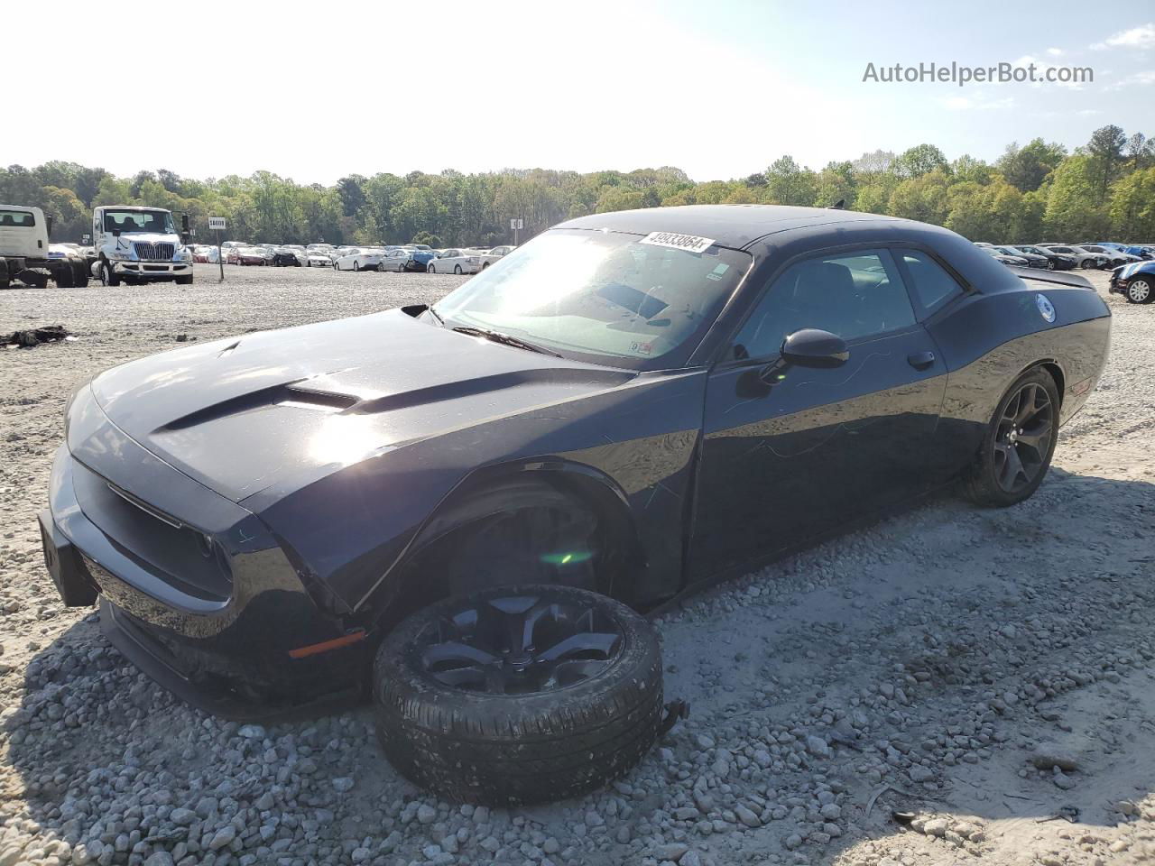 2018 Dodge Challenger Sxt Черный vin: 2C3CDZAG5JH131654