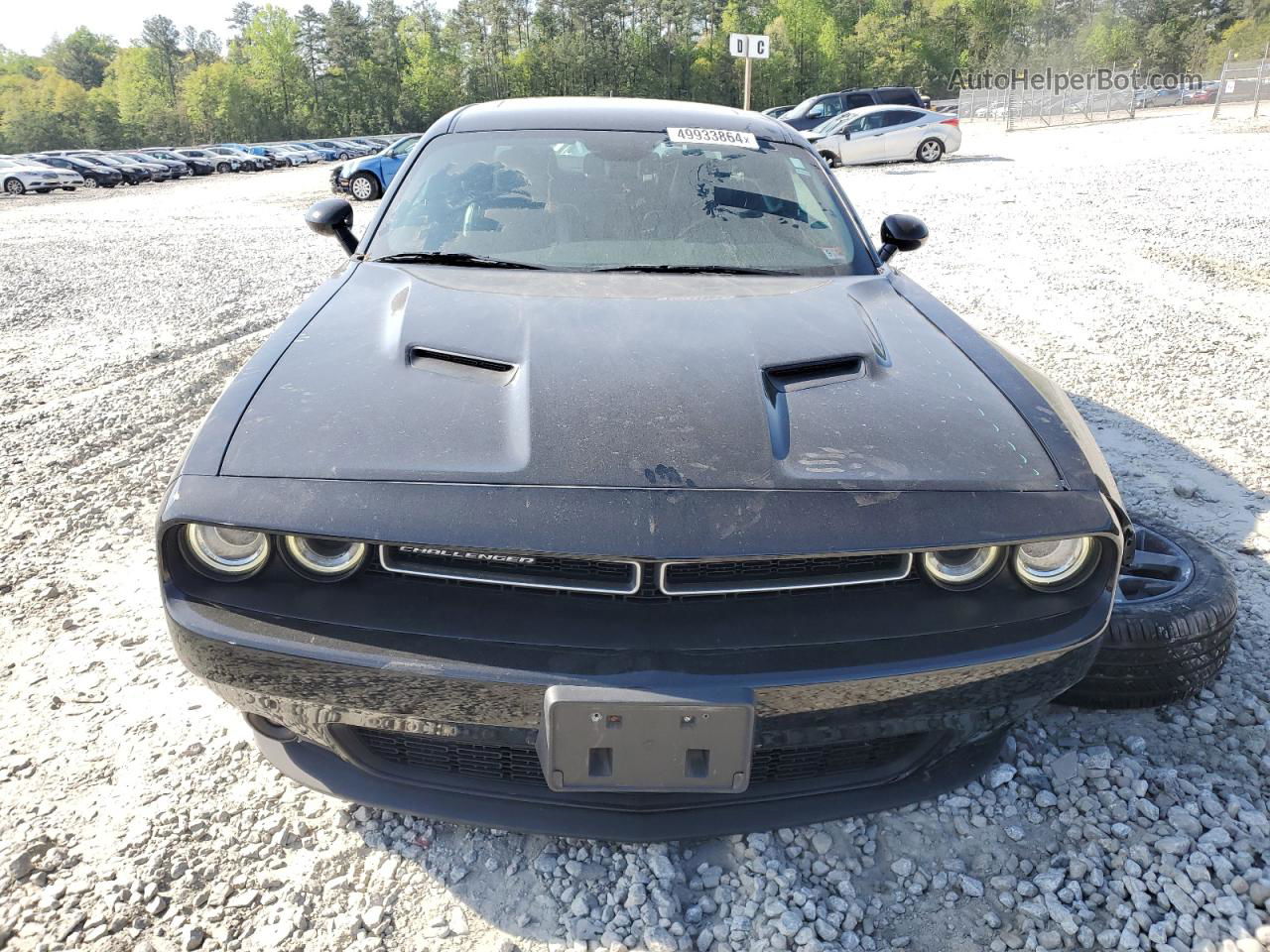 2018 Dodge Challenger Sxt Black vin: 2C3CDZAG5JH131654