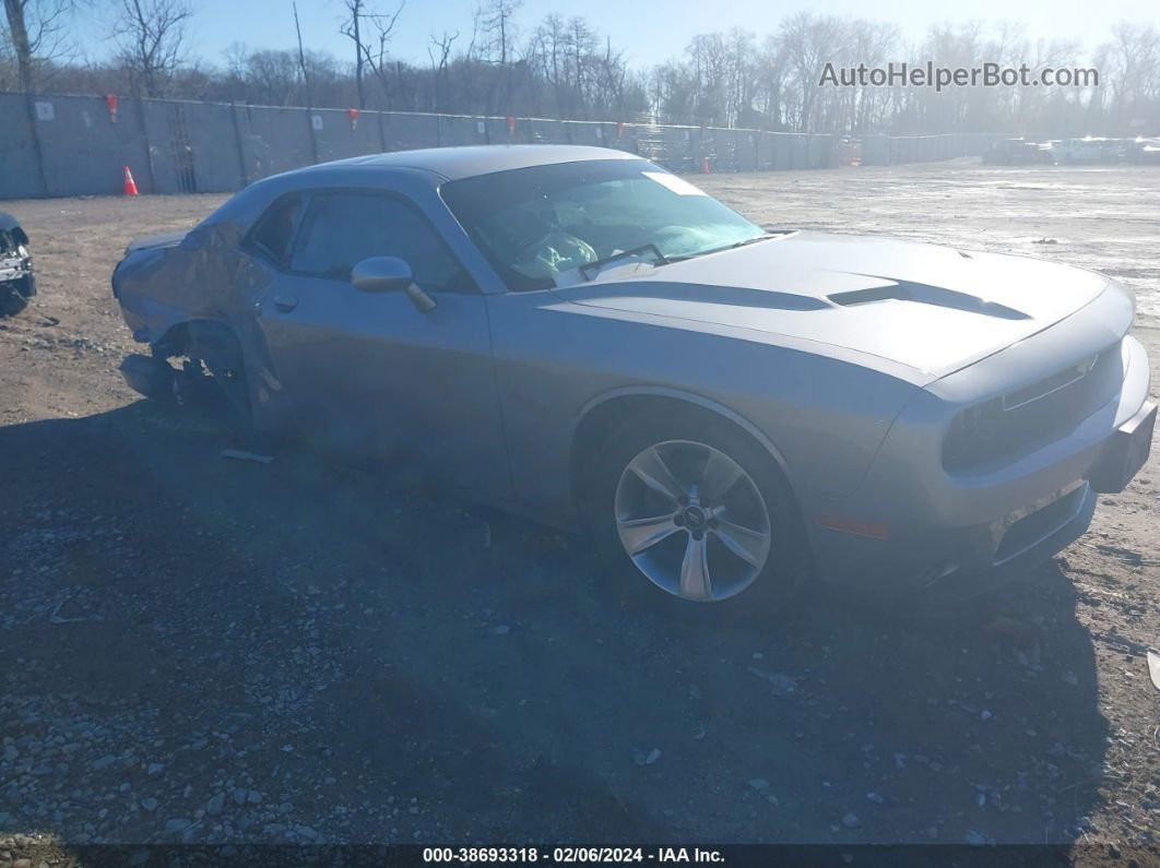 2018 Dodge Challenger Sxt Silver vin: 2C3CDZAG5JH241975