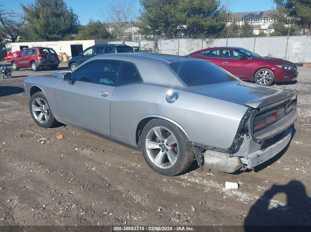 2018 Dodge Challenger Sxt Silver vin: 2C3CDZAG5JH241975