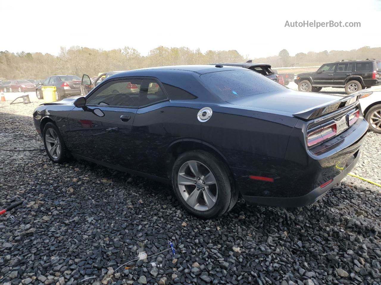 2018 Dodge Challenger Sxt Черный vin: 2C3CDZAG5JH242107