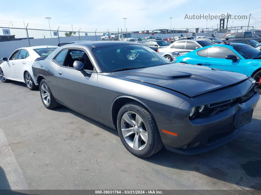 2018 Dodge Challenger Sxt Gray vin: 2C3CDZAG5JH242561