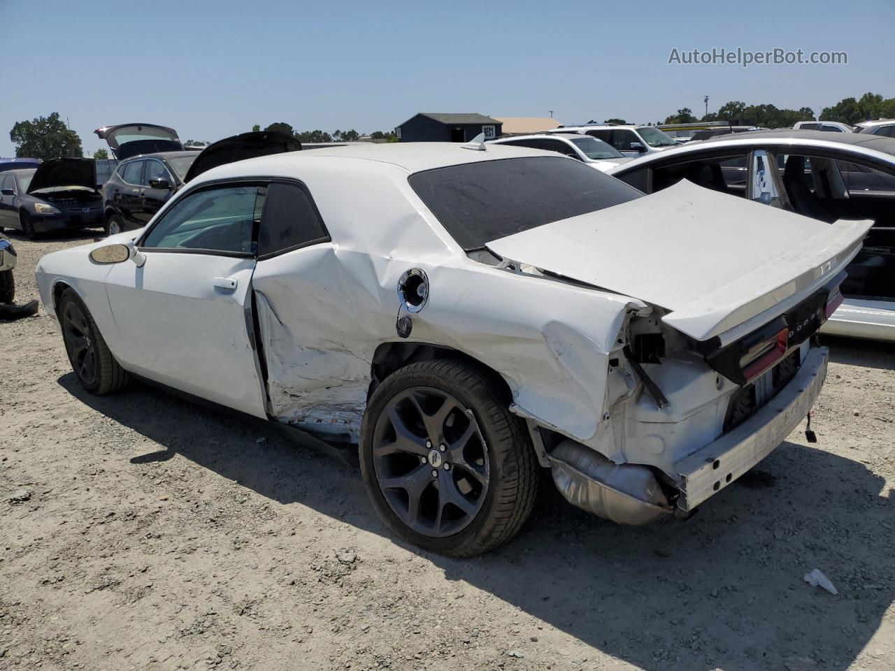 2018 Dodge Challenger Sxt White vin: 2C3CDZAG5JH280565