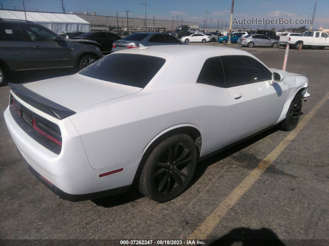 2018 Dodge Challenger Sxt Plus White vin: 2C3CDZAG5JH280615