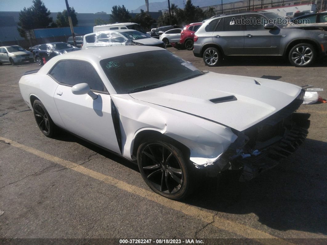 2018 Dodge Challenger Sxt Plus White vin: 2C3CDZAG5JH280615