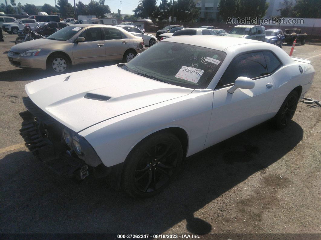 2018 Dodge Challenger Sxt Plus White vin: 2C3CDZAG5JH280615