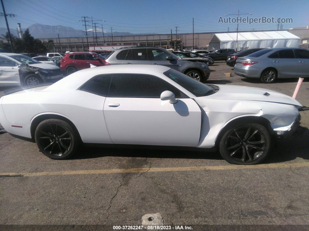 2018 Dodge Challenger Sxt Plus White vin: 2C3CDZAG5JH280615