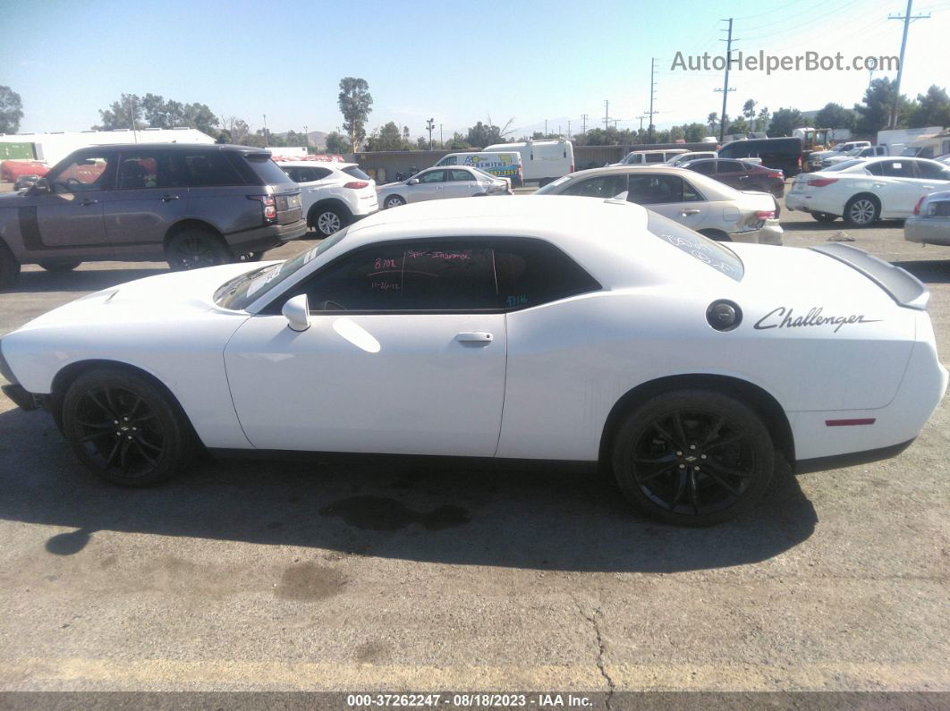 2018 Dodge Challenger Sxt Plus White vin: 2C3CDZAG5JH280615