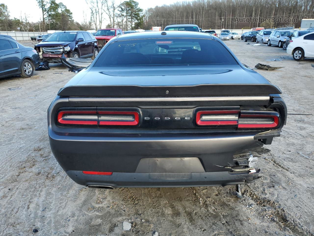 2018 Dodge Challenger Sxt Charcoal vin: 2C3CDZAG5JH305755